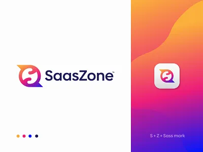 S + Z + Saas Logo mark blockchain brand identity branding coding design fintech icon logo logo design logo designer logo mark modern logo monogram s logo saas logo software logo sz logo tech logo vector z logo