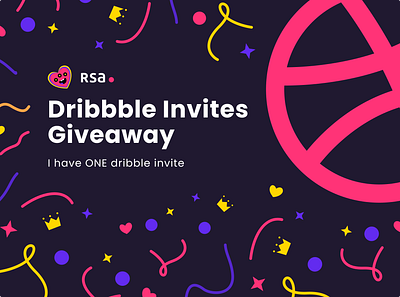 Dribbble Invites Giveaway (Ended) design dribbble giveaway invite ui ux