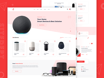 E-commerce Gadgets Web App clean design ecommerce ecommerce store landingpage online store shop smart device store design store ui ui uidesign uiux userinterface web web design