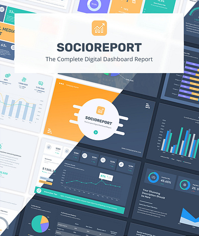 SOCIO REPORT - Dashboard Presentation Report annual report brand report dashboard insight social media