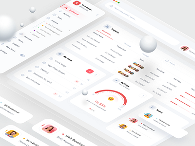 Task Management Dashboard 🔥 chart dashboard managing menu news project management task task management todo ui uidesign uiux uiuxdesigner web