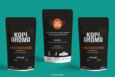 Coffee Pouch Design branding design graphic design illustration logo pouch design product design