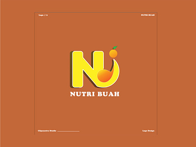 Nutri Buah | Logo 3d animation branding graphic design logo motion graphics ui