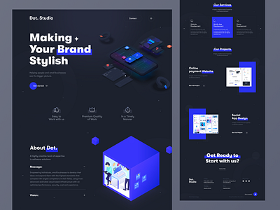 Design agency landing page agency landing page creative agency design design agency design website inspiration landing page modern trendy ui ui design uidesign uiux website website deisgn