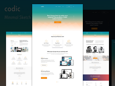 Codic Multipurpose Theme branding design responsive ui ux website