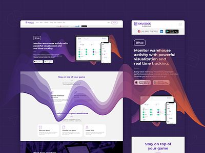 Skustack Hub Page css3 design html5 svg ui web design