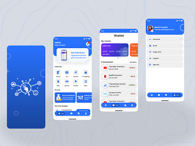 Modern E-wallet App UI Design app design banking card digital digital payment digital wallet e payment finance fintech mobile app design payment payment gateway transactions ui design uiux wallet app design