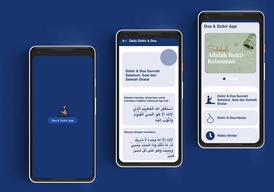 Doa & Dzikir App app design ui