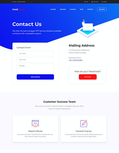 HostSavvy - Web Hosting and WHMCS PSD app branding design hosting illustration landing landing page multipurpose professional psd purpose ui ui design ux ux design web web developmend web hosting website whmcs