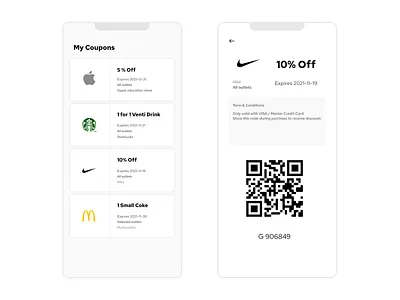 Redeem Coupon - Daily UI 061 coupon daily ui daily ui 081 dailyui dailyui006 day 061 design redeem coupon ui ux web design