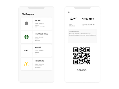 Redeem Coupon - Daily UI 061 coupon daily ui daily ui 081 dailyui dailyui006 day 061 design redeem coupon ui ux web design