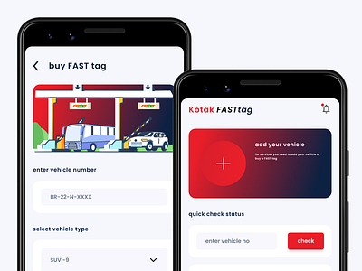 Kotak Fast Tag ui