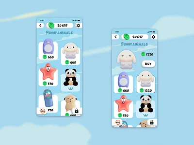 GAME INTERFACE 3d children design figma game game interface graphic design illustration interface mobile app squish ui usability ux