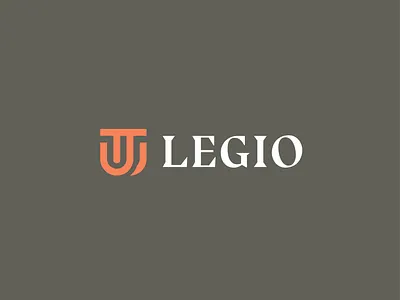 LEGIO brand identity icon letter l ll logo monogram