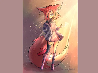 Faiklo art character fox illustration