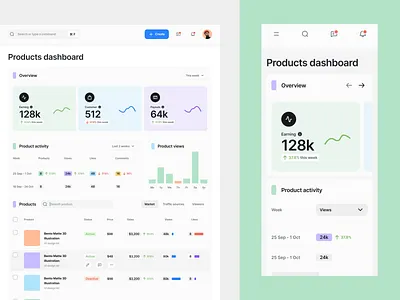 Core β Dashboard Builder II after effects animation dark dashboard design light motion motion design ui ui8