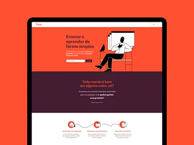 Fine - High-Converting Landing Pages app branding design digital product illustration landing page product design typography ui uiux ux uxui web web design