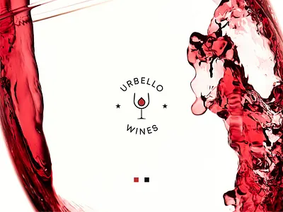 Urbello Wines Logo Design brand identity branding business logo cool logo creative design flat design glass logo graphic design iconic logo logo logo design logo mark logofolio logotype minimalist logo modern logo symbolic logo water logo wine logo