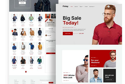 E-commerce website branding e commerce website graphic design ui wordpress