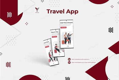 Travel App Intro Screens app app design branding design icon illustration logo mobile app mockups typography ui ui design ui ux ux ux design vector