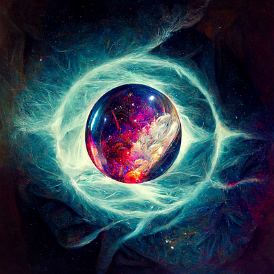 Nebula Orb abstract design graphic design illustration nebula stars
