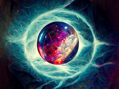 Nebula Orb abstract design graphic design illustration nebula stars