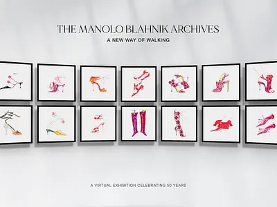 The Manolo Blahnik Archives design experience manoloblahnik museum virtual