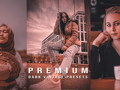 Dark Vintage Presets For PC and Mobile user | Retro Preset animation branding design edit graphic design image edit insta edit lightroom lightroom effect lightroom mobile lightroom presets luts motion graphics photo editing photo filter photography photoshop preset presets video edit