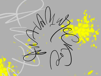 Dinamic brushpen calligraphy design illustration lettering typography