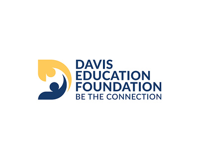 Davis Education Foundation app branding design logo logotype modern simple