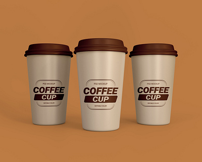 Coffee Cup Psd Mockup 3d 3d coffee cup coff coffee cup coffee cup mockup cup design graphic design illustration mockup psd mockup