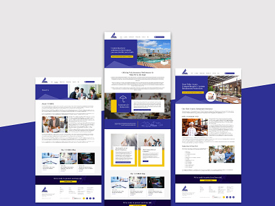 Insurance Solutions design responsive ui ux website