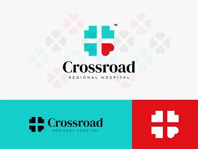 Crossroad Logo abstract adobe illustrator branding design designideas designinspiration f flat graphic design hospitallogo illustration logo logo design logodesign logomarca logomark logotype minimal typography vector