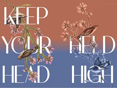 Keep Your Head Up Graphic design graphic design illustration print design