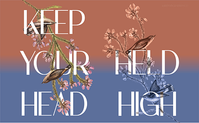 Keep Your Head Up Graphic design graphic design illustration print design