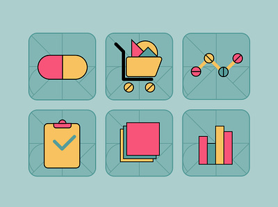 apps app branding cart design digital factory flat illustration laminates logistic logo logo design pill production timber typography ui ux vector warehouse