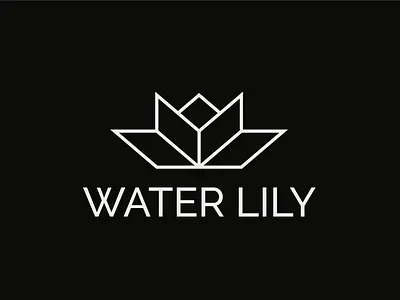 Water Lily Logo branding design graphic design graphics design illustration logo logo design logo mark motion graphics
