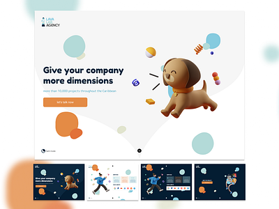 LAVALAB - Landing page 3d app bootstrap colors daily ui design gradient illustration landing logo product designer ui ui ux ux