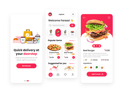 Food Delivery App burger app delivery doordash eat eating food food app food app design food delivery food delivery app food delivery application food delivery service food design food order mobile app order recipe app restaurant app ubereats uiux