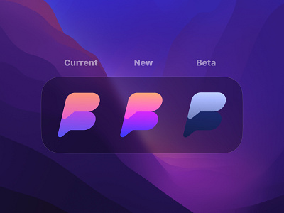 Beeper App Icons app design app icon apple brand design gradients graphic design icon ios landing page logo mac monterey portfolio product design ui ux vector web design website