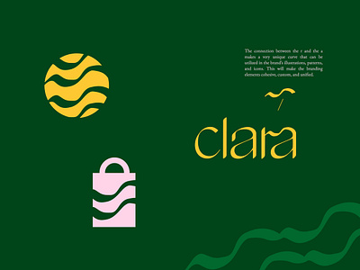 Luxury branding elements brand identity branding color palette design graphic design green icon illustration logo luxury mark minimalist pink type typography vector wave yellow