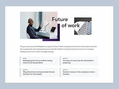 Landing page section design desktop landing page marketing minimal ui web