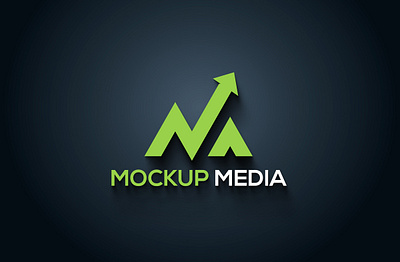 Mockup Media branding design icon illustration logo vector