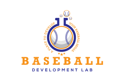 Baseball Development Lab branding design icon illustration logo vector