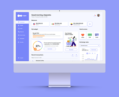 Online banking for digital nomads banking concept design neobank online banking pfm product design ui ux