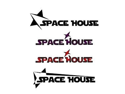 Space House design graphic design icon logo typography vector