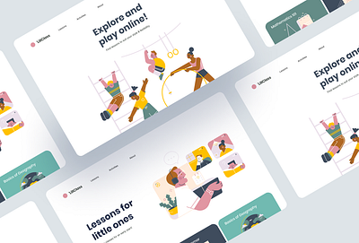 Primary School Education Illustrations graphic design illustration ui ux