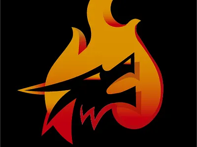 DRAGON FLAME BLACK 3d animation branding graphic design logo motion graphics ui