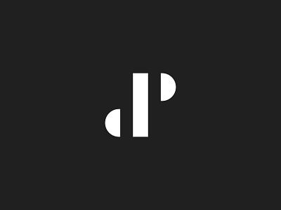 dp branding d dps geomatric letter lettermark logo p