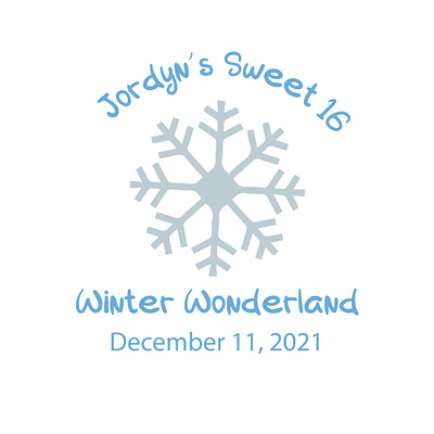 Jordyn's Sweet 16 business logo clothing logo conceptual logo corporate identity graphic design logo design minimal logo professional logo winter collection